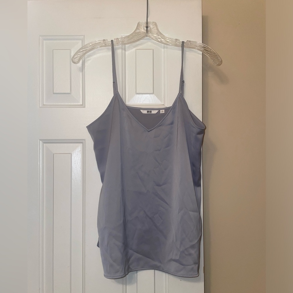 Uniqlo Womens M Gray Purple Camisole